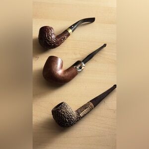 Estate Tobacco Pipes Lot of 3